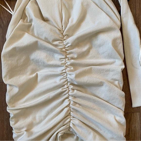 AS by DF CATHERINE CROSSOVER HALTER TOP Size Small Buttercream NWT - Picture 9 of 9